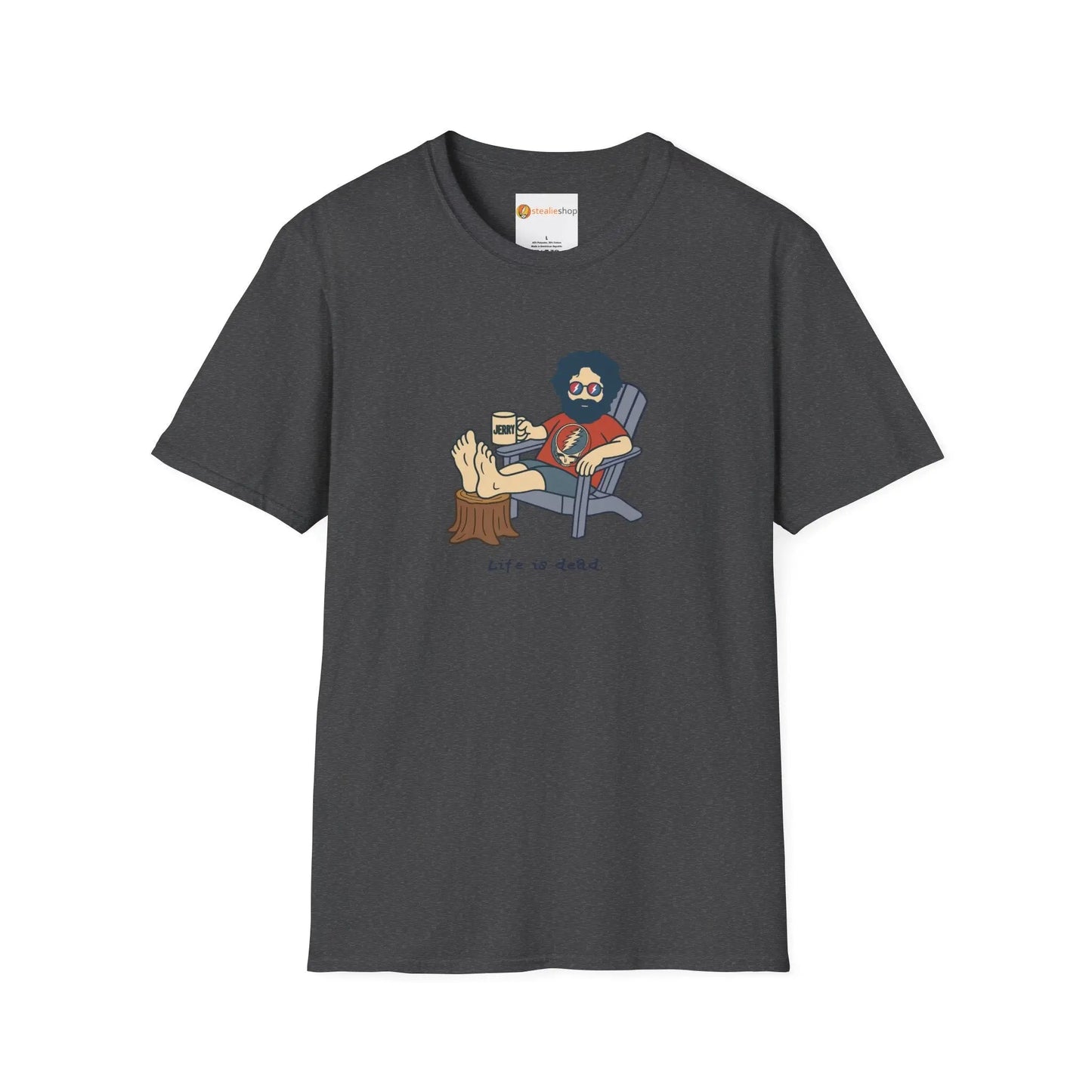 Life is Dead Adirondack Jerry T-Shirt Grateful Dead