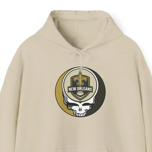 New Orleans Saints Stealie Grateful Dead Hooded Sweatshirt NFL The Gridiron Collection