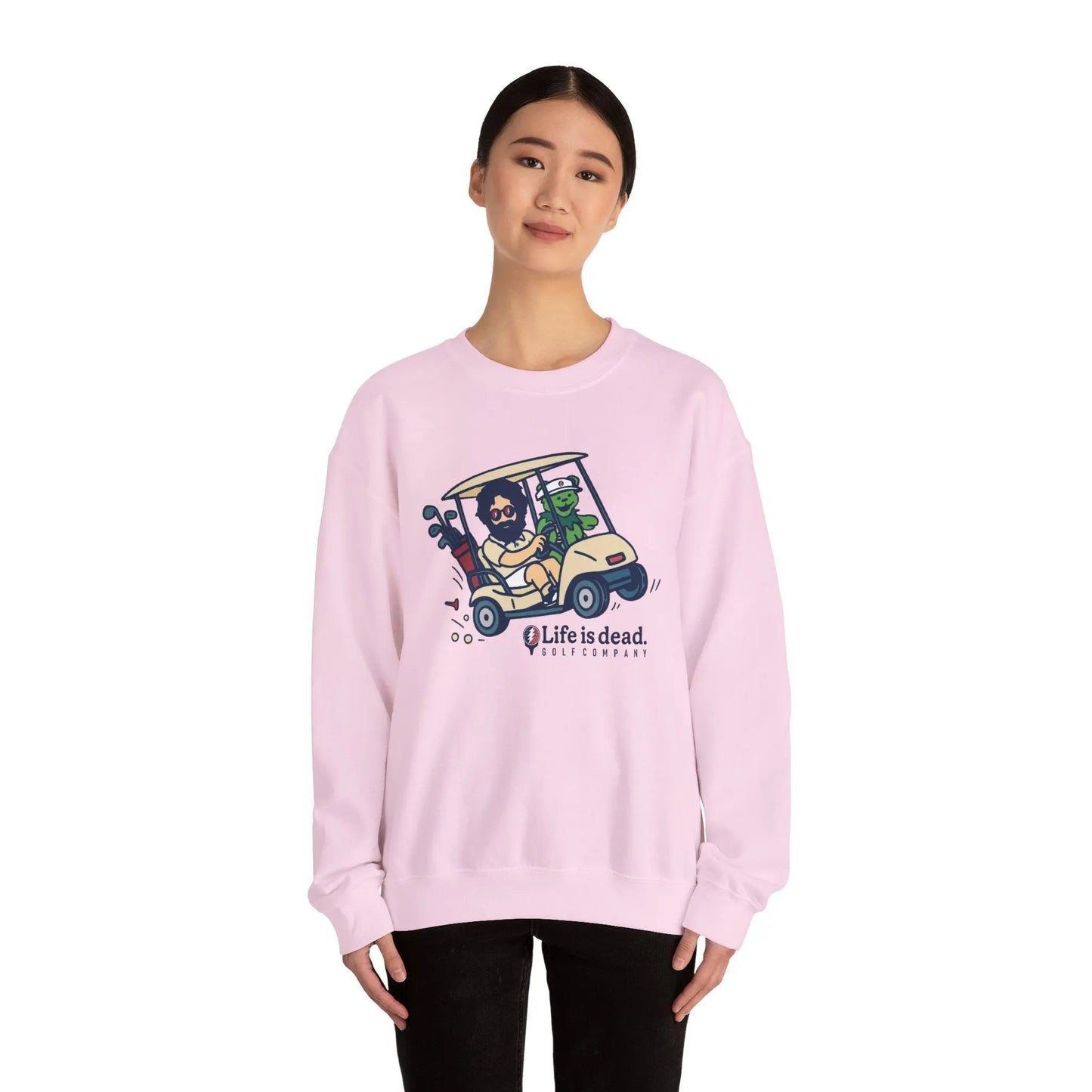 Life is dead. Crewneck Sweatshirt Unisex Heavy Blend Crewneck Sweatshirt Gildan