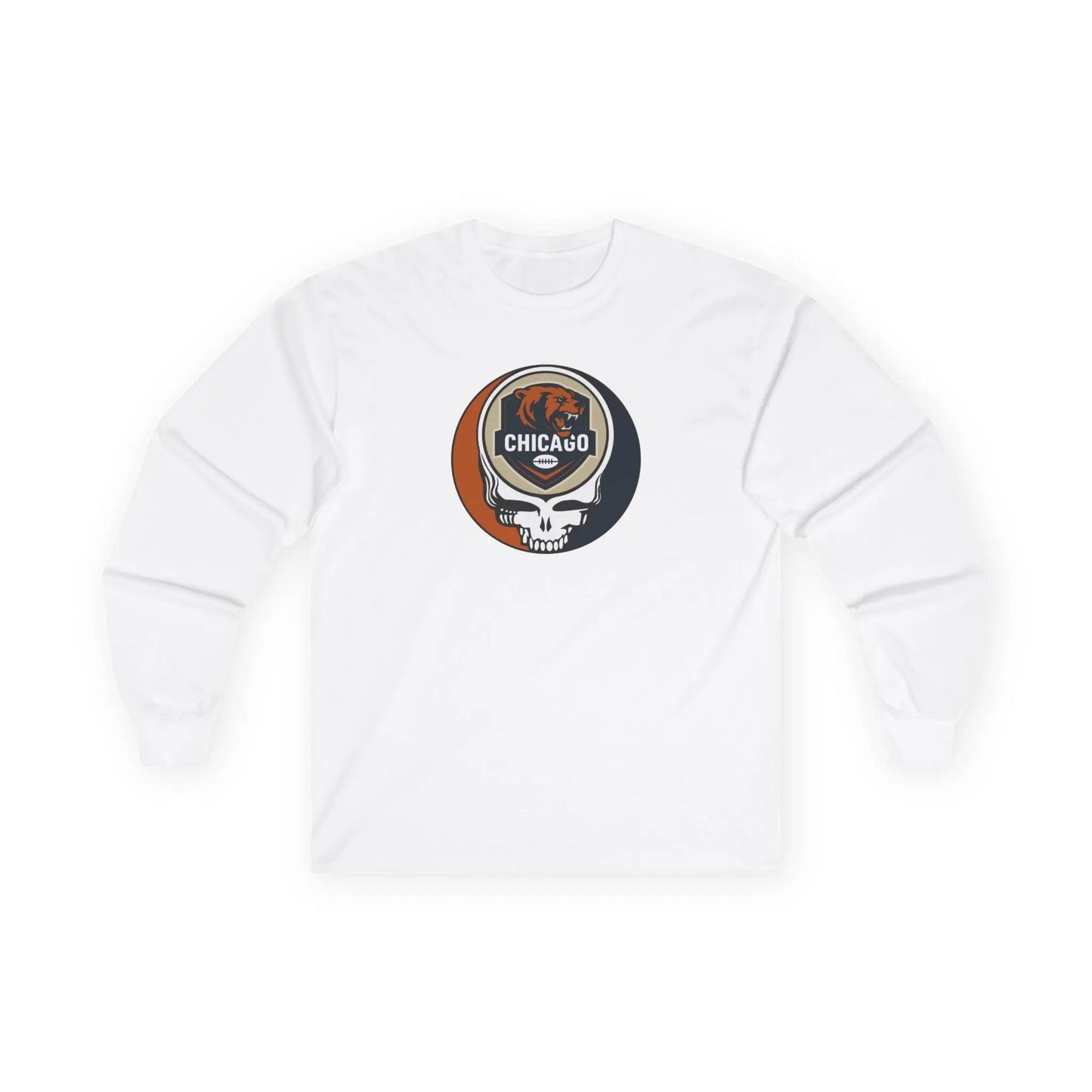 Grateful Dead Ultra-Cotton Long Sleeve Tee Chicago Bears NFL
