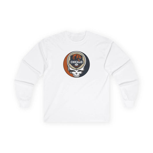 Grateful Dead Ultra-Cotton Long Sleeve Tee Chicago Bears NFL