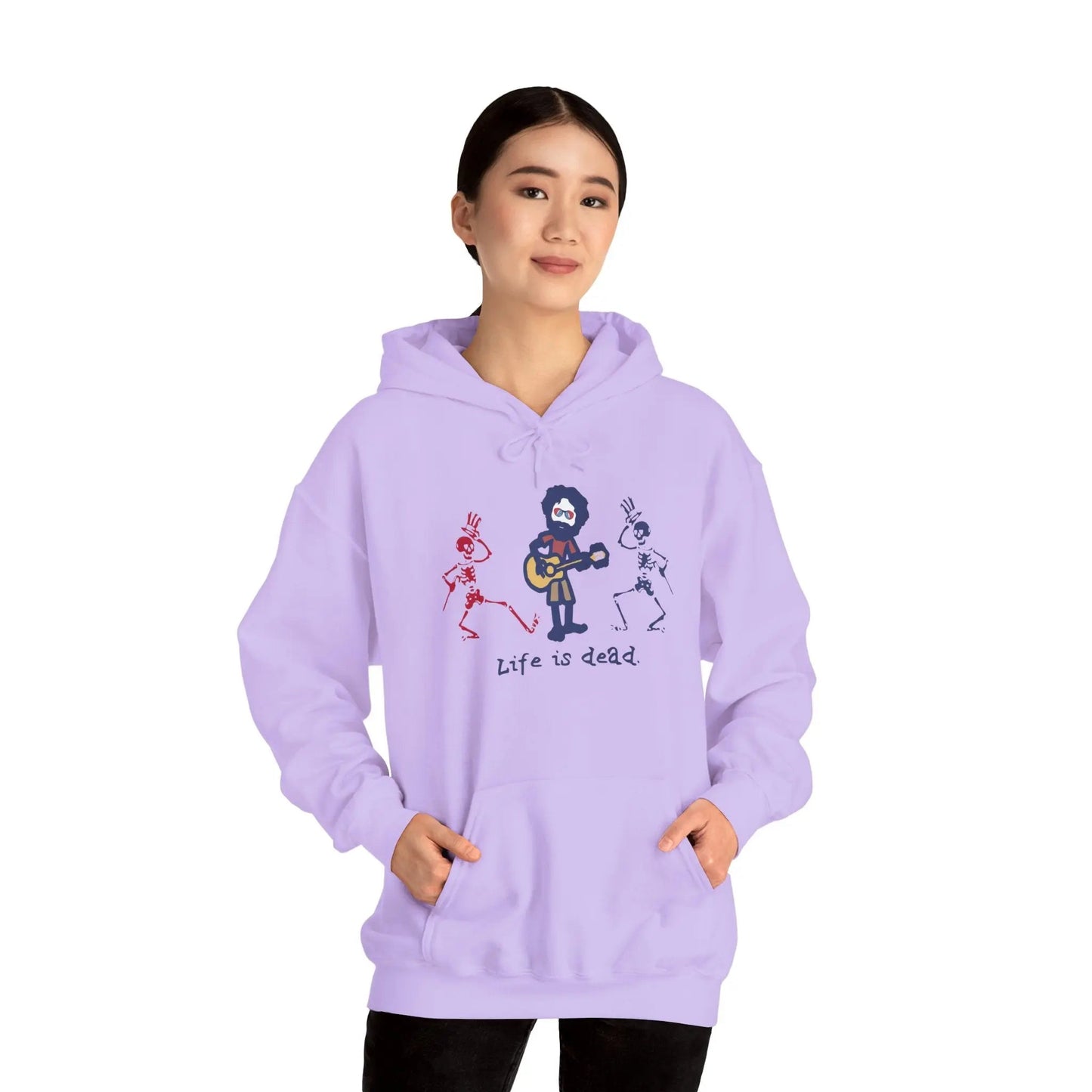 Grateful Dead Unisex Hoodie Life is dead Jerry and His Friends