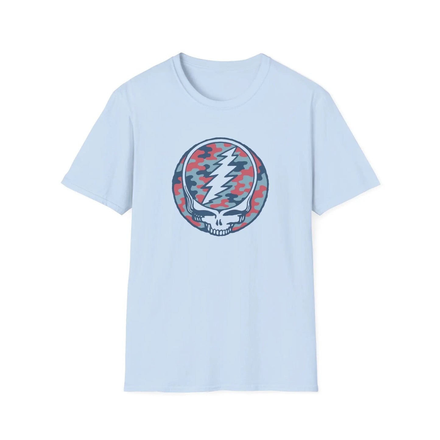 Camo Stealie Color Match Grateful Dead Vineyard Collection T-Shirt