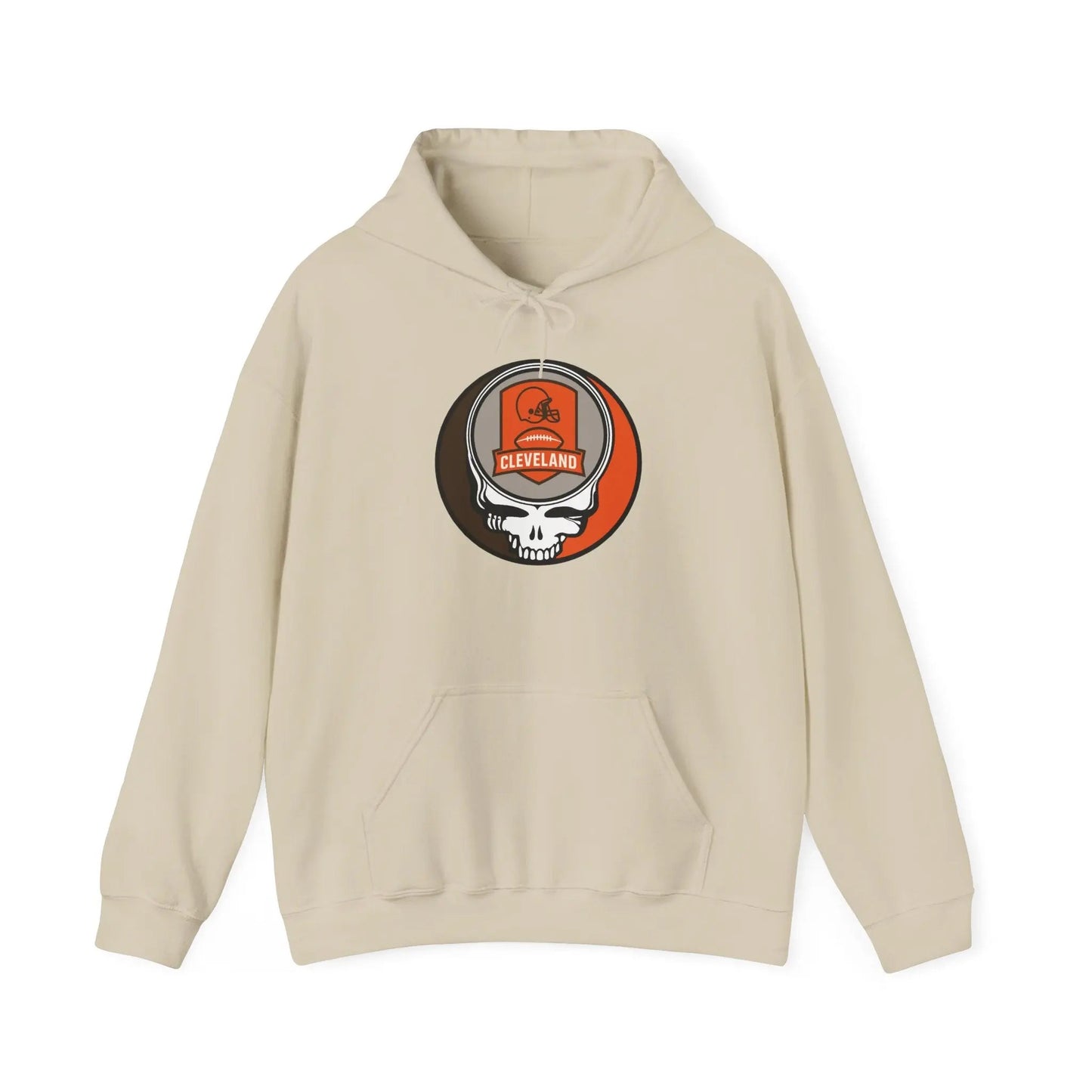 Cleveland Browns Stealie Hooded Sweatshirt Grateful Dead The Gridiron Collection