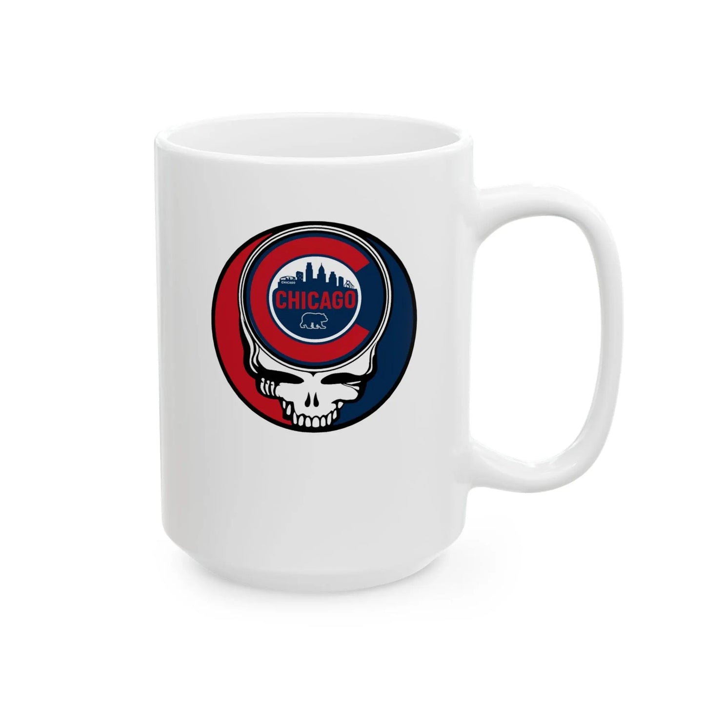 15 Ounce Stealie Ceramic Mug Chicago Baseball Edition The Ballpark Collection