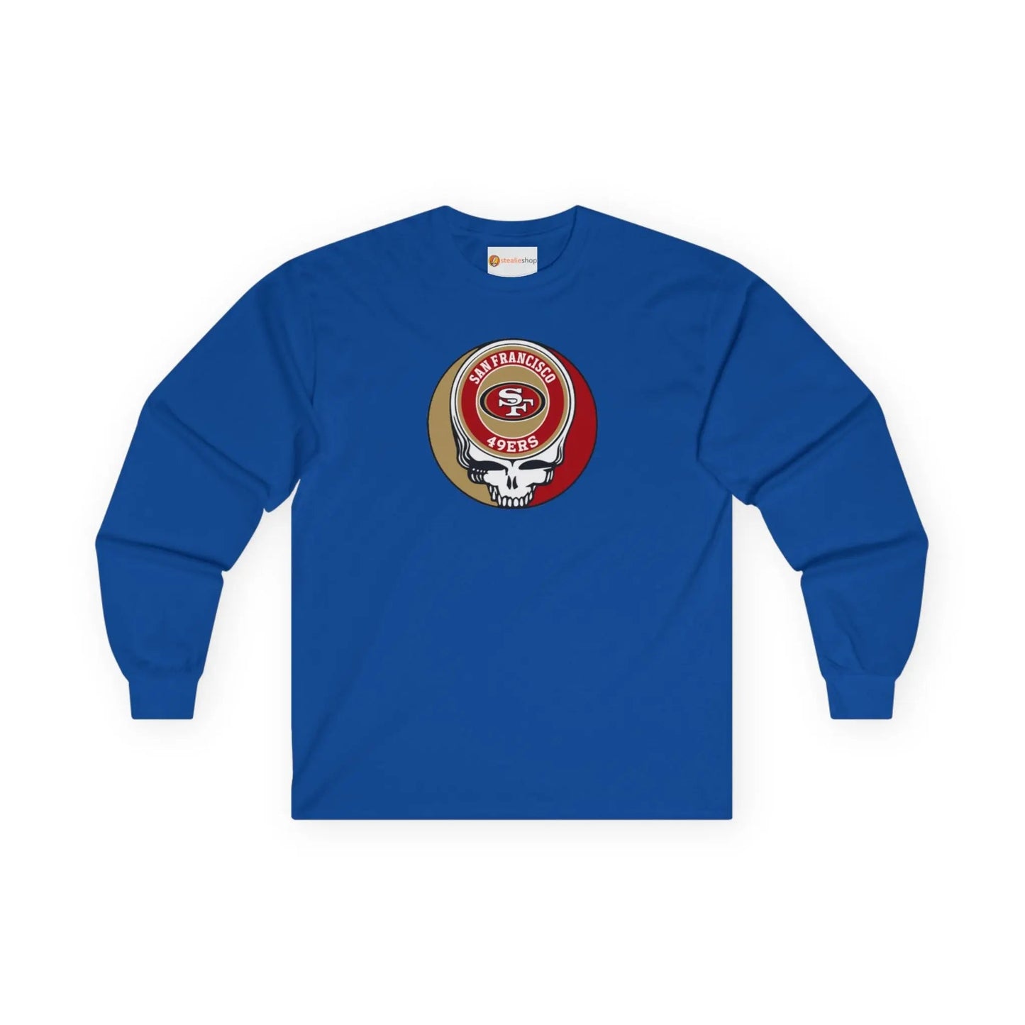 Grateful Dead Long Sleeve Tee Ultra-Cotton San Francisco 49ers The Gridiron Collection