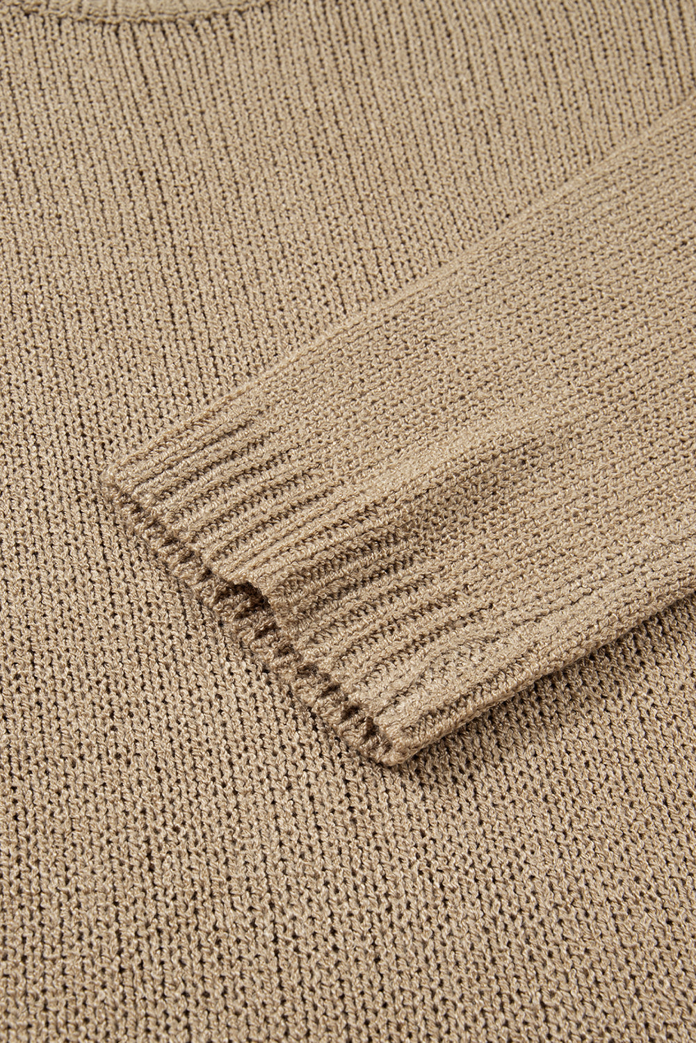 Green Oversize Drop Shoulder Sweater Dress