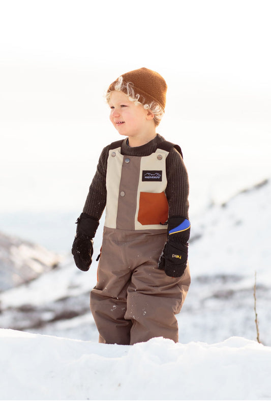 Waterproof Adjustable Snow Bib for Youth and Toddler