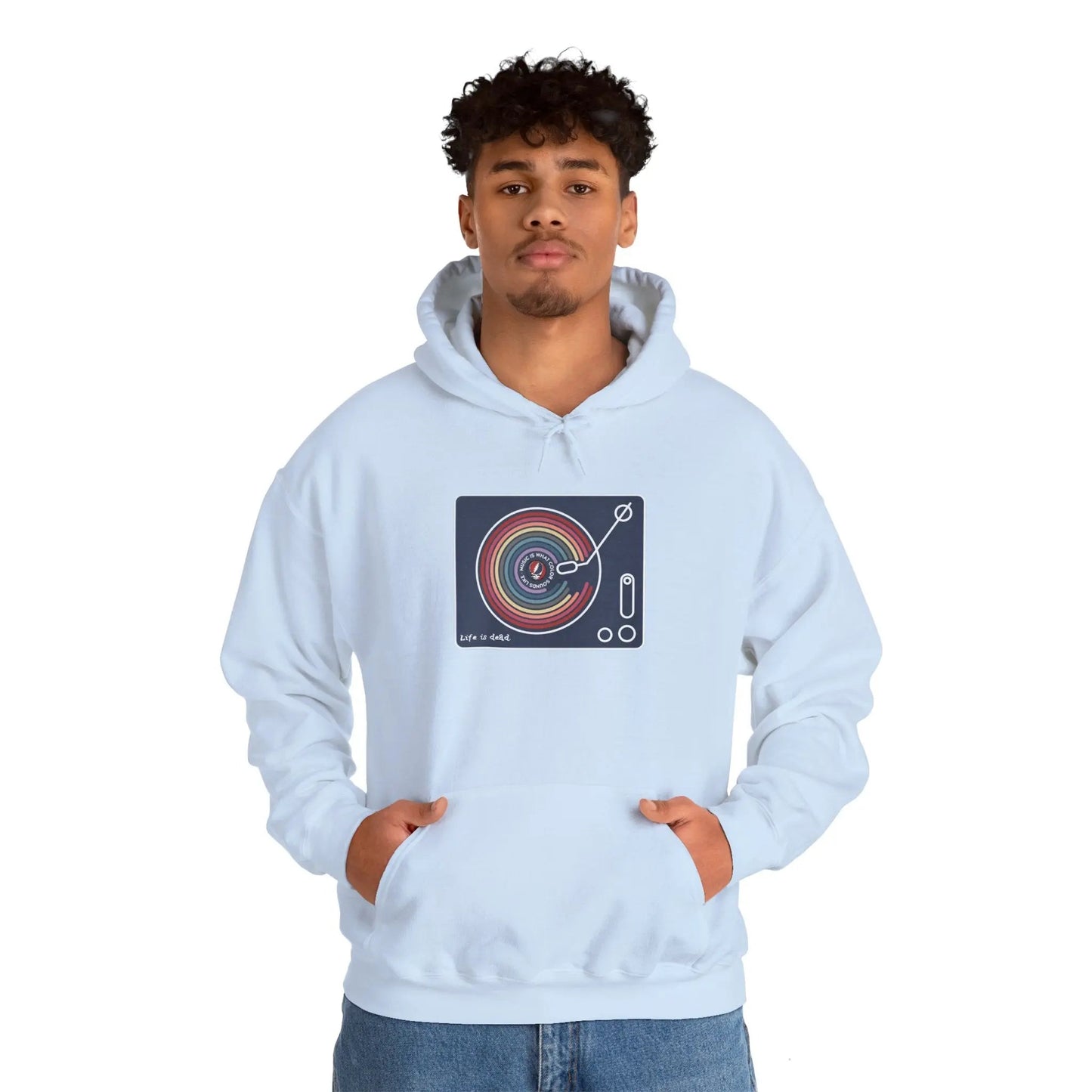Life is dead Music Is What Colors Sound Like Unisex Hoodie Grateful Dead