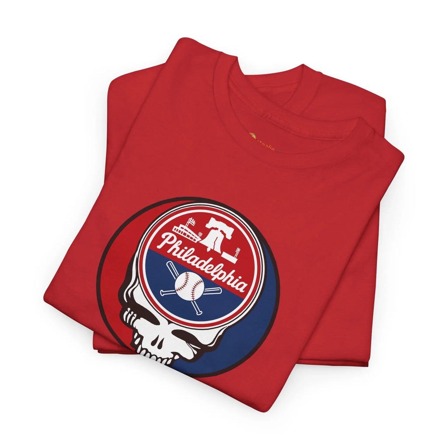 Philadelphia Phillies Grateful Dead Steal Your Face T-Shirt Ballpark Collection MLB