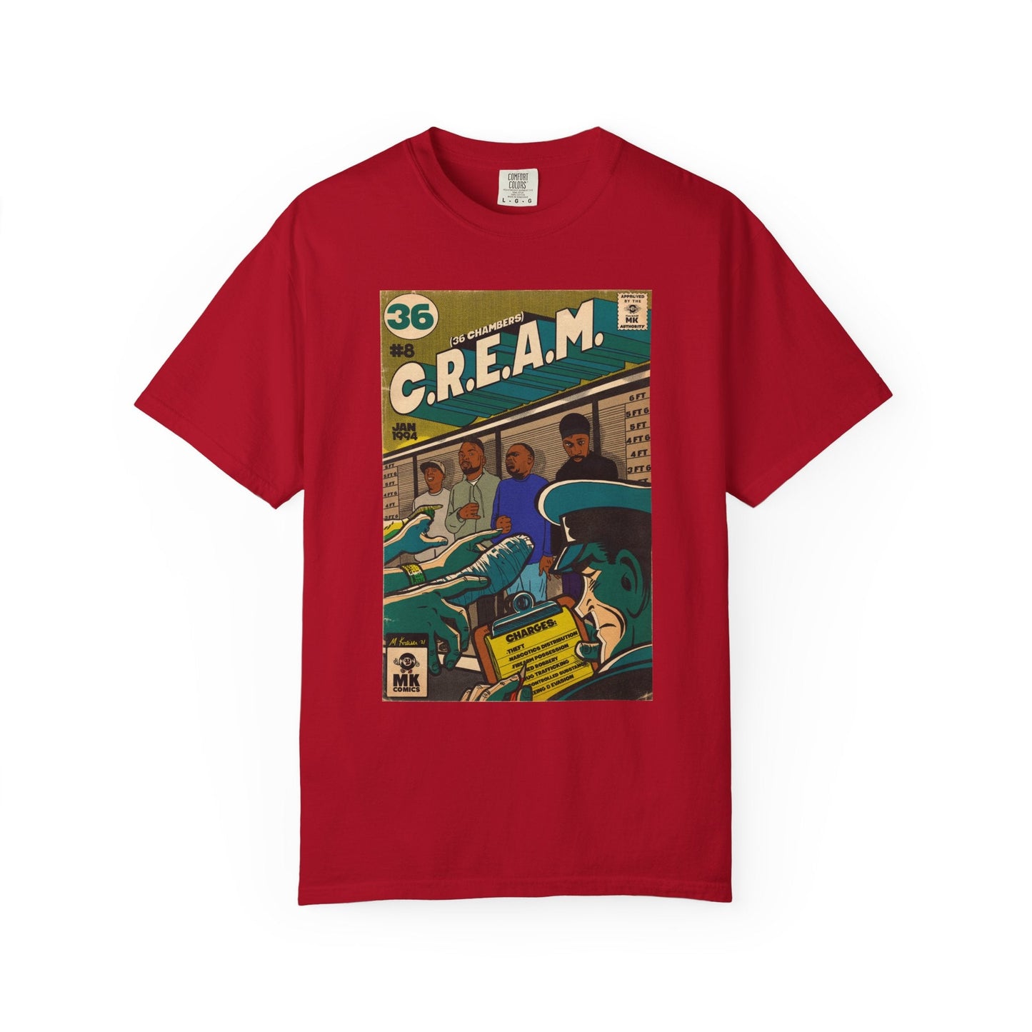 C.R.E.A.M Unisex Comfort Colors T-shirt Ring-Spun Cotton