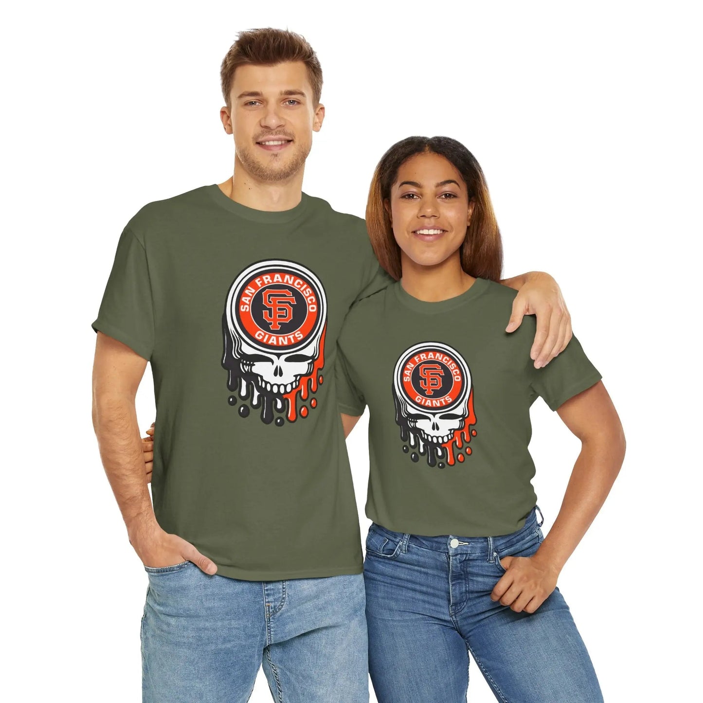 San Francisco Giants Dripping Stealie T Shirt Baseball Edition MLB