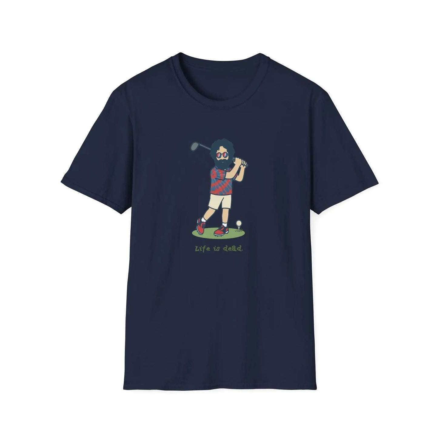 Life is Dead Golfing Jerry T-Shirt Grateful Dead
