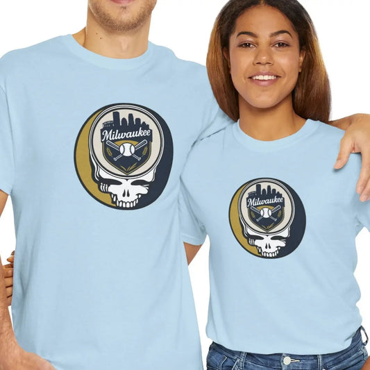 Milwaukee Brewers Steal Your Face Baseball T-Shirt The Ballpark Collection