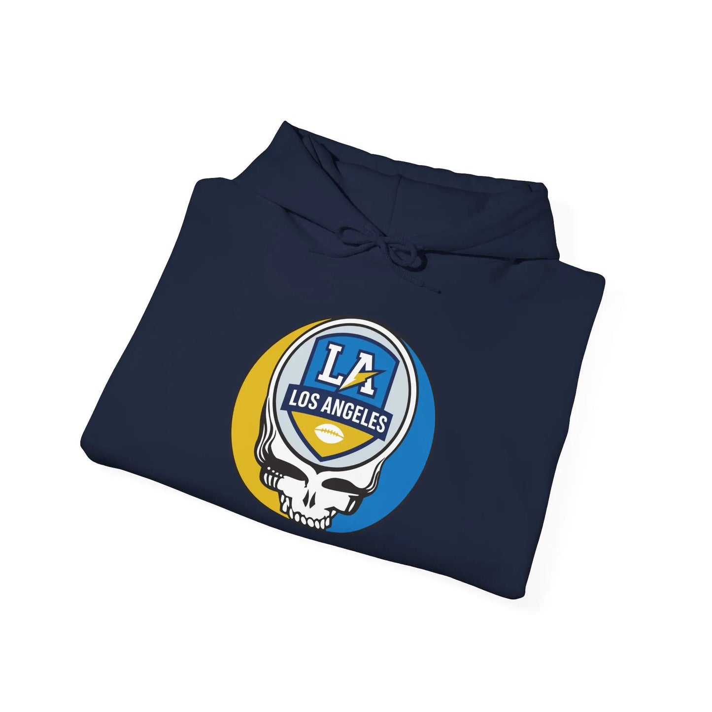 Los Angeles Chargers Stealie Grateful Dead Hooded Sweatshirt NFL The Gridiron Collection