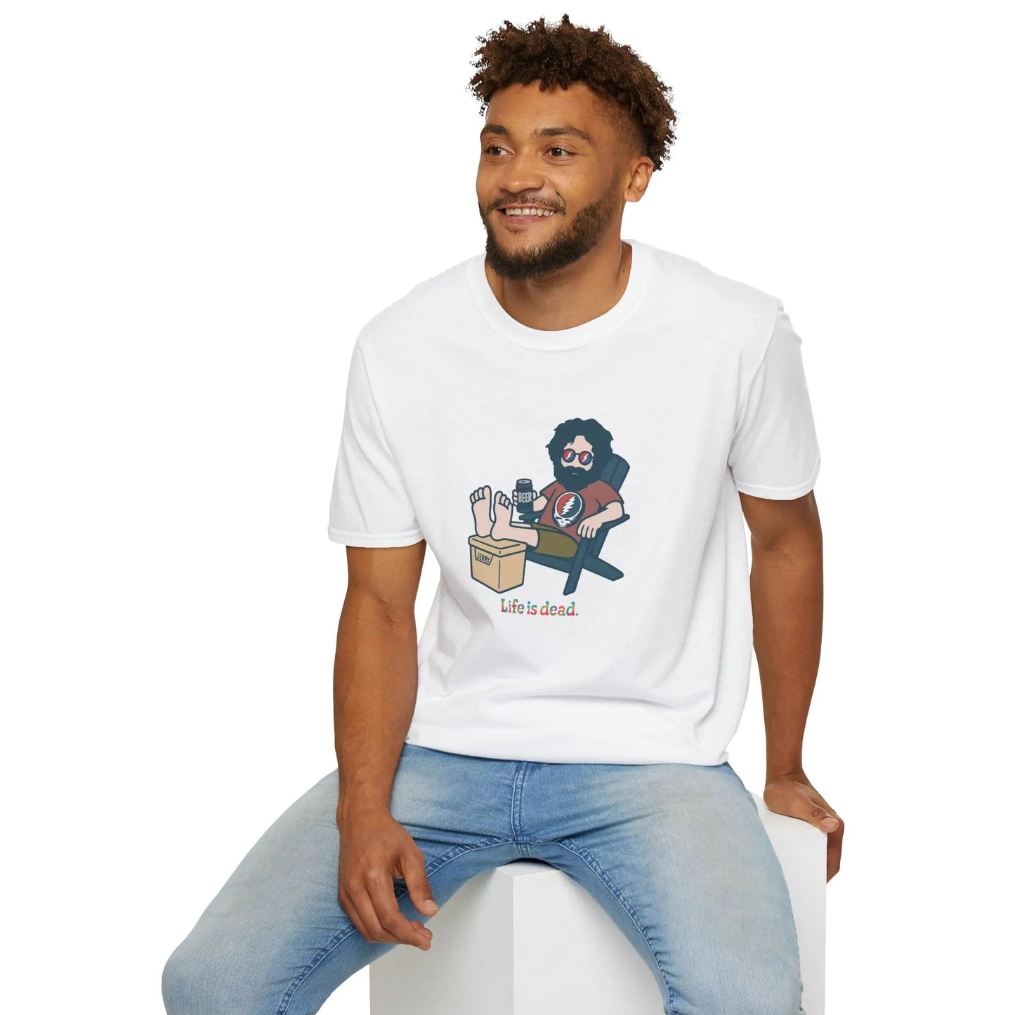 Stay Cool Jerry Life is Dead T-Shirt Grateful Dead