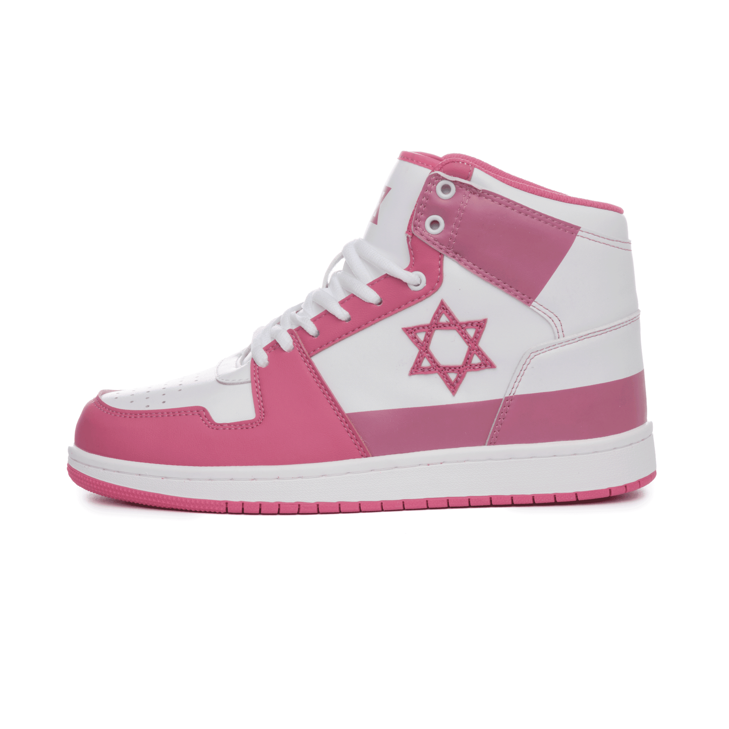 Air Maccabees Pink High Top Shoes
