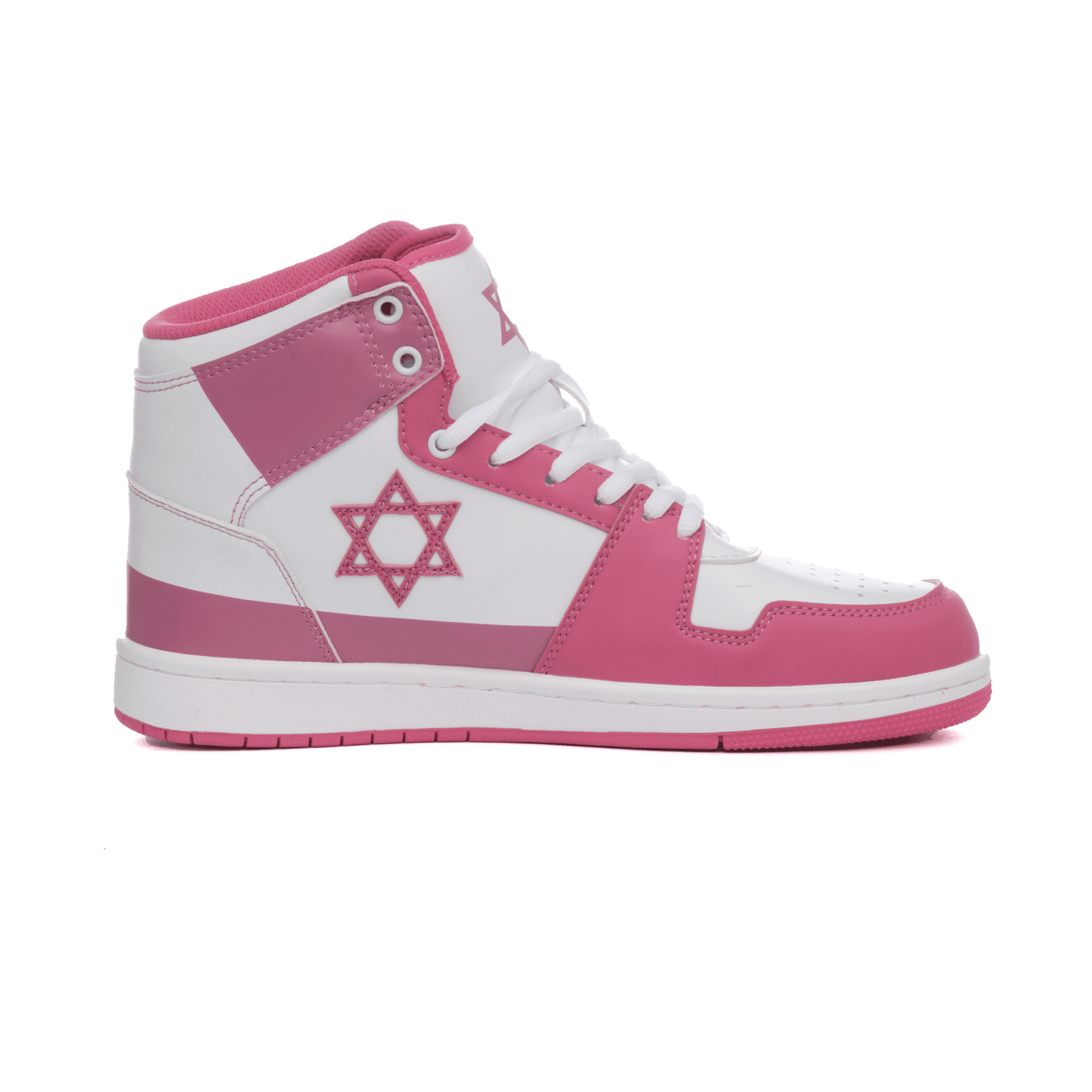 Air Maccabees Pink High Top Shoes