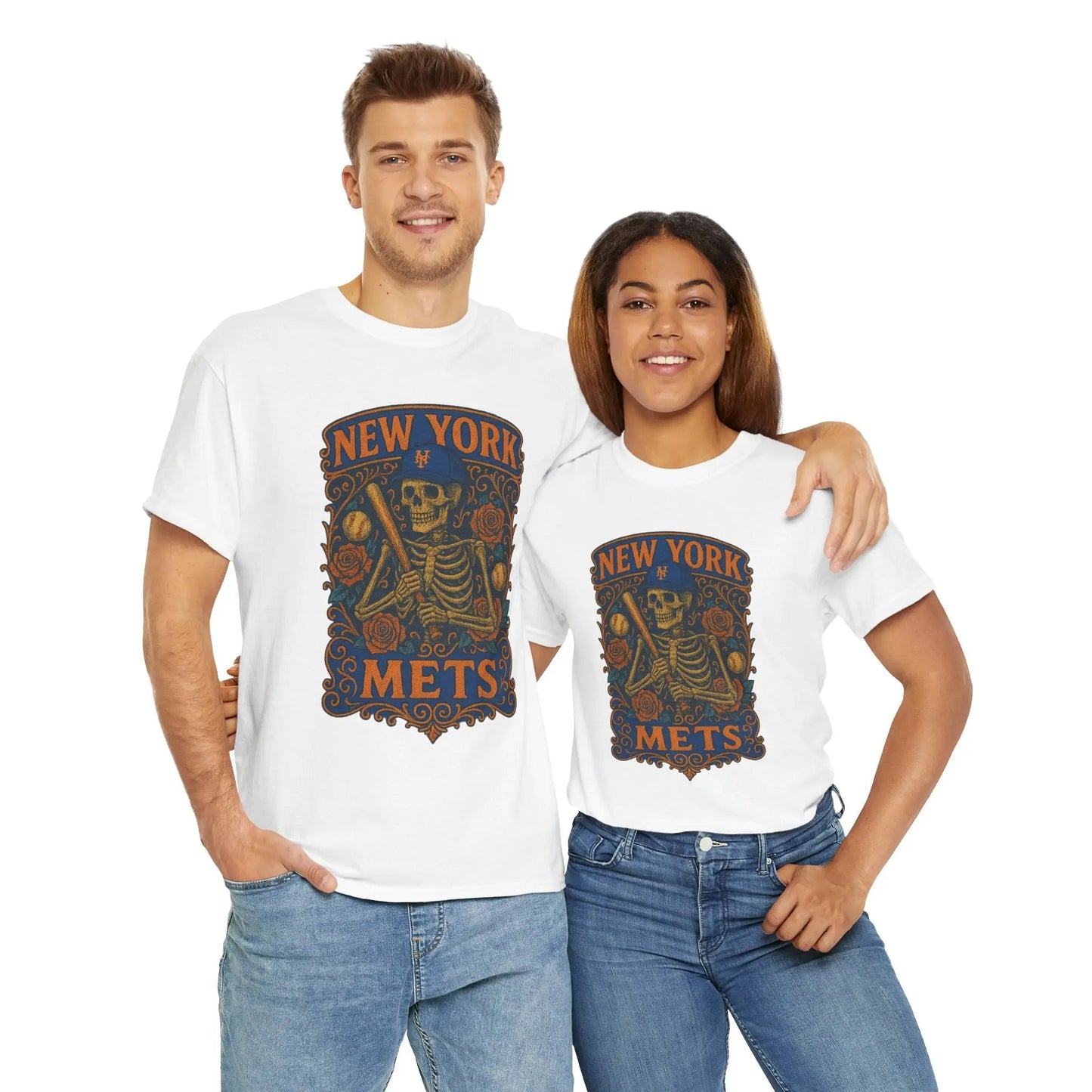 New York Baseball Edition Retro Poster Art T-shirt The Ballpark Collection