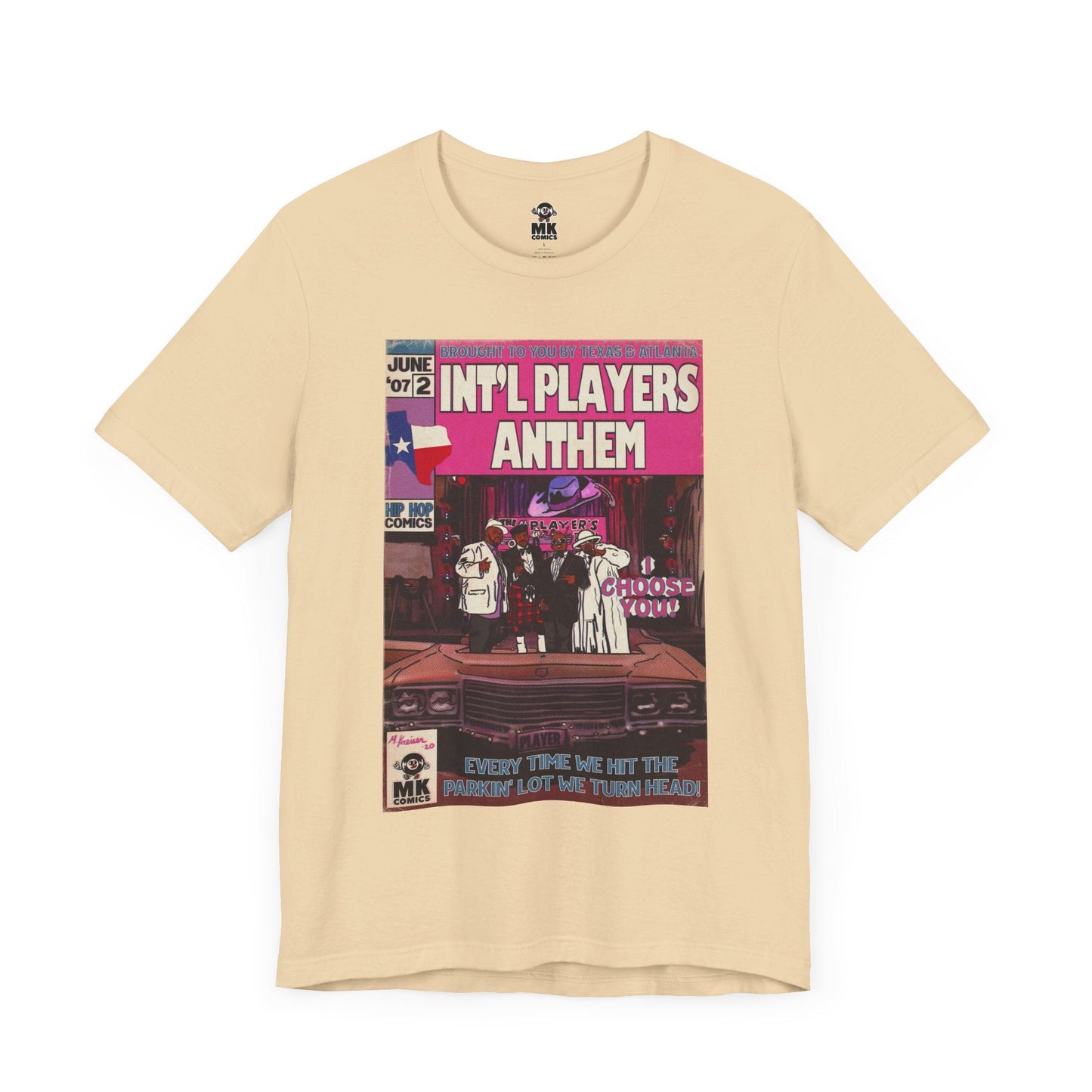 Unisex Jersey Short Sleeve Tee Int’l Players Anthem Bella+Canvas