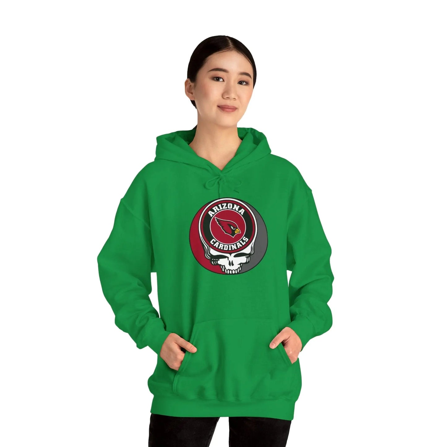 Arizona Cardinals Grateful Dead Unisex Hoodie The Gridiron Collection