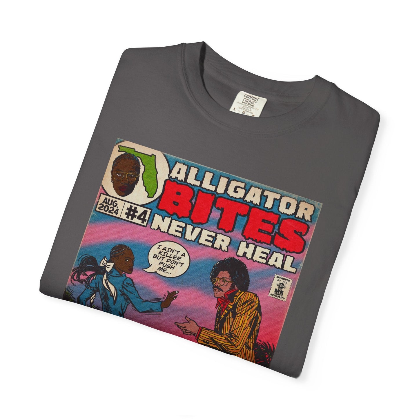 Denial is a River Alligator Bites Unisex Comfort Colors T-shirt