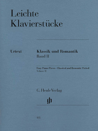 Easy Piano Pieces Classic and Romantic Eras Volume 2 Softcover Henle Music Folios