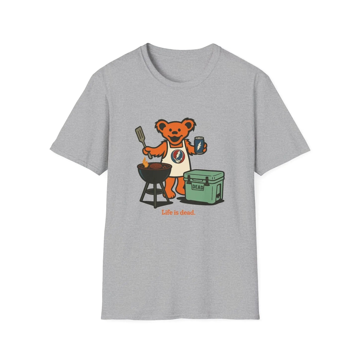 Grateful Dead Life is Dead Grilling Bear TShirt