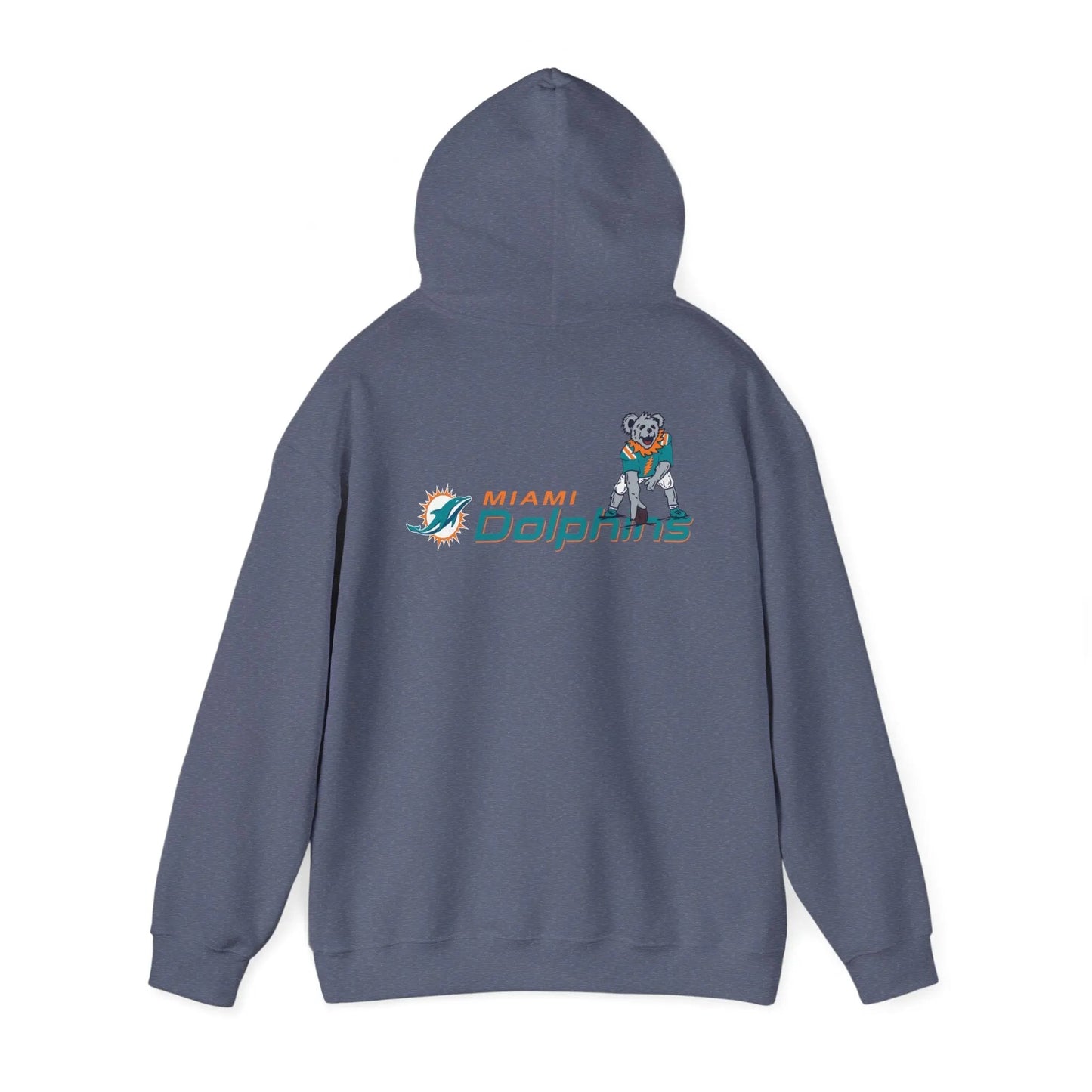 Miami Dolphins Dancing Bear Unisex Hoodie Two-Sided The Gridiron Collection