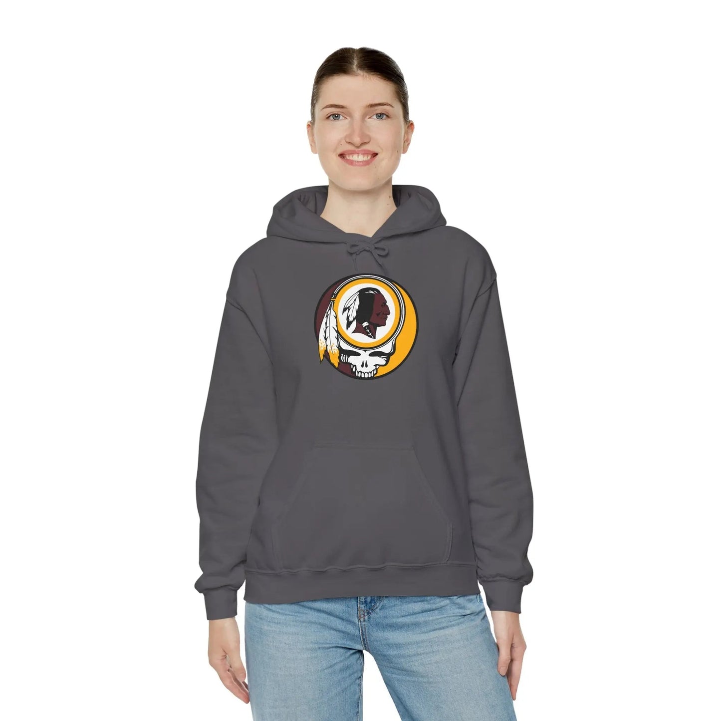 Classic Washington Redskins Stealie Hooded Sweatshirt NFL Fan Apparel