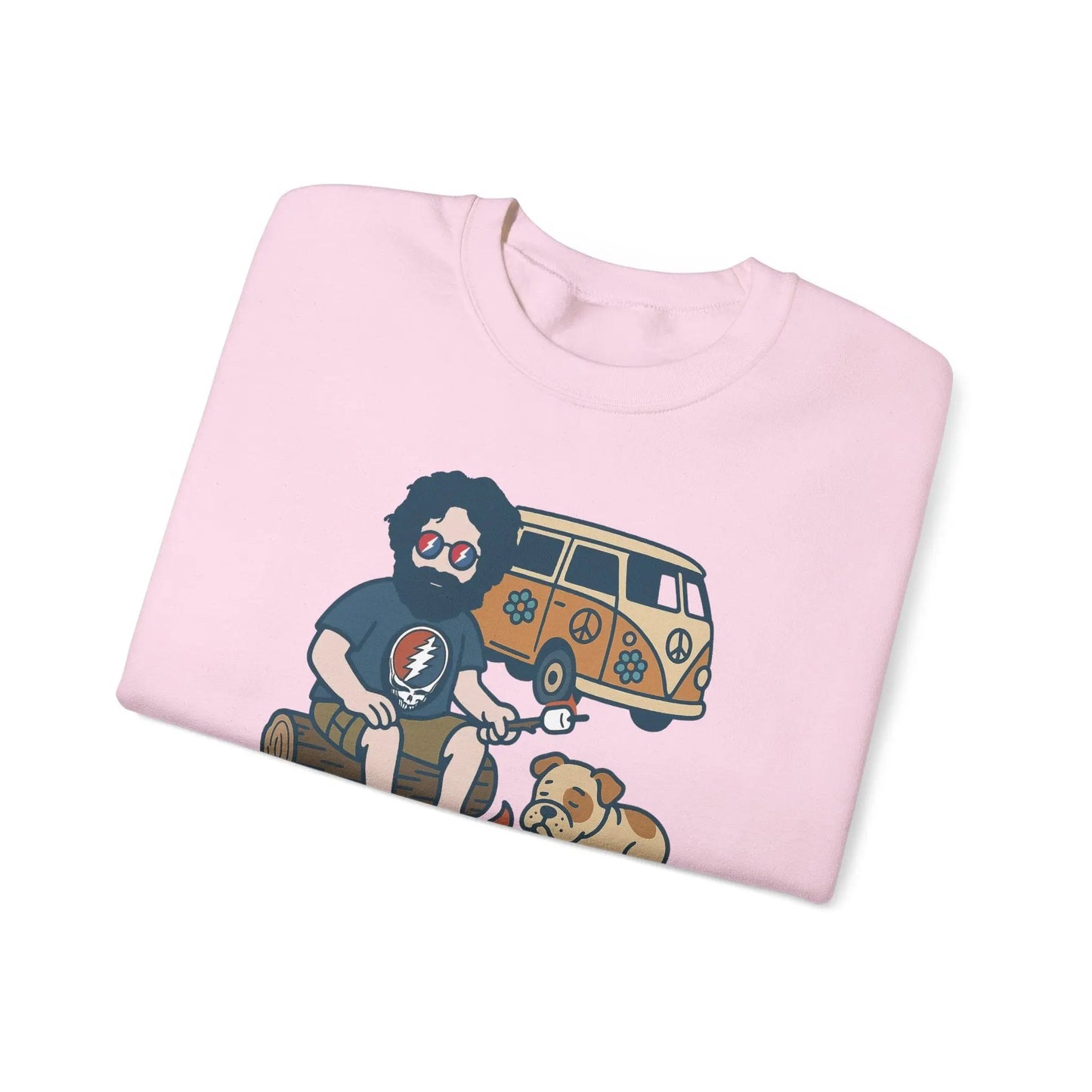 Jerry and Frank are Camping Life is dead Crewneck Sweatshirt Gildan