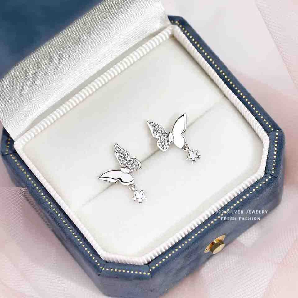 Sterling Silver Butterfly Earrings Jewelry Dana's Secret Closet