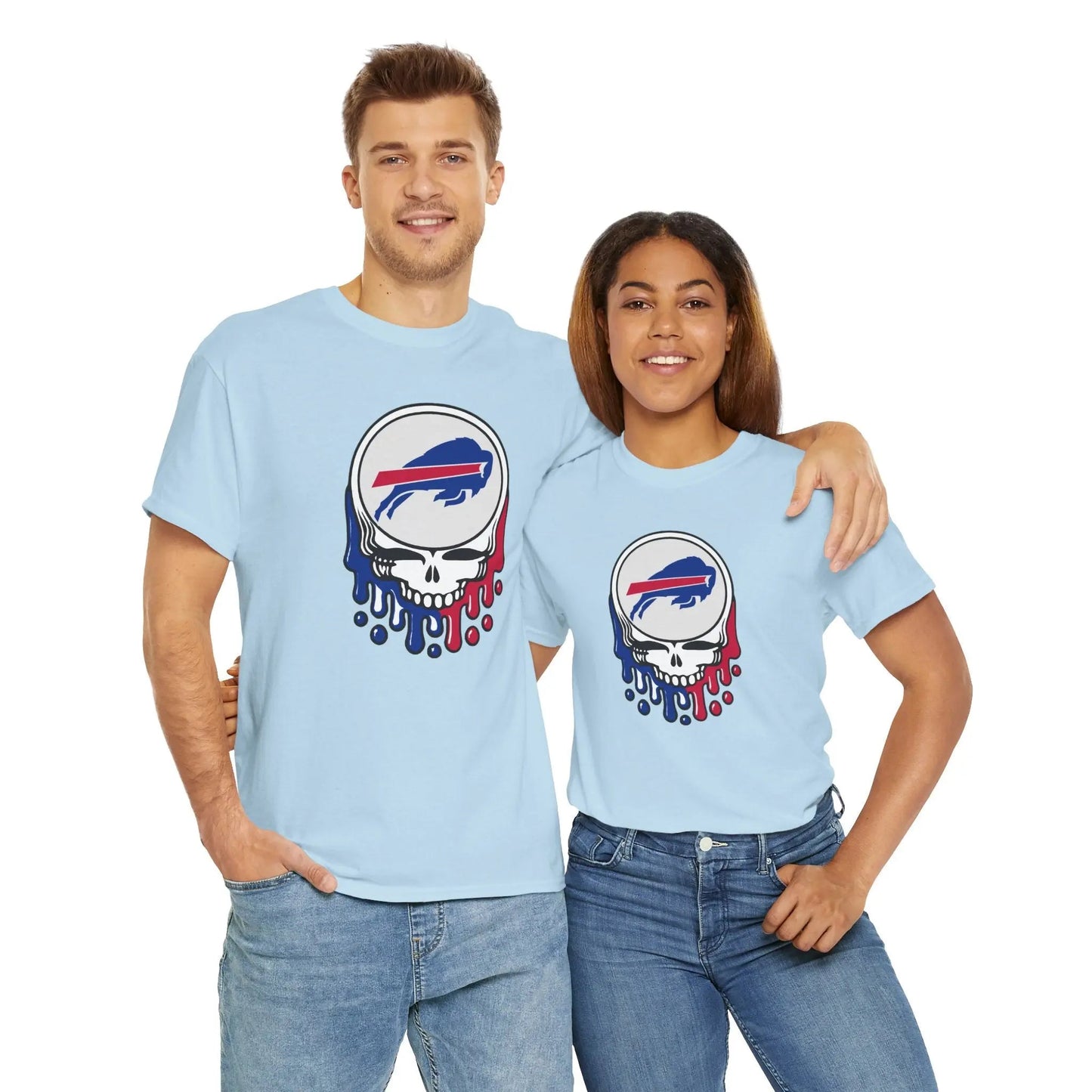 Buffalo Bills Dripping Stealie T-Shirt NFL The Gridiron Collection