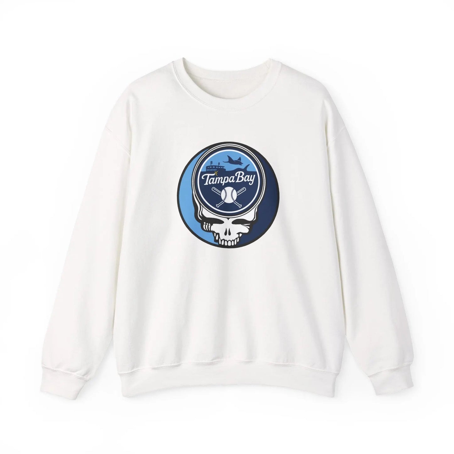 Grateful Dead Stealie Tampa Bay Baseball Edition Crewneck Sweatshirt