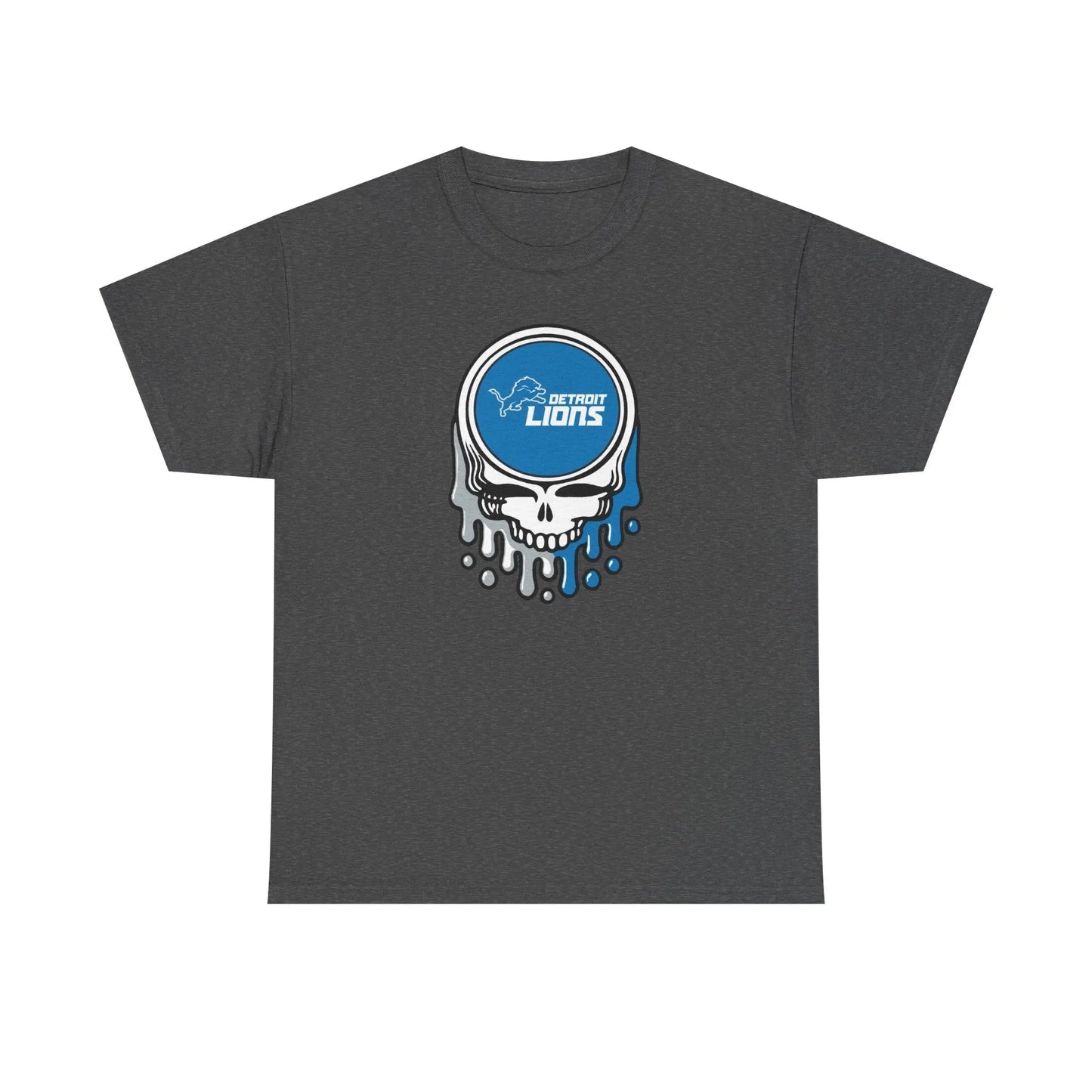 Detroit Lions Grateful Dead Dripping Stealie T-Shirt NFL