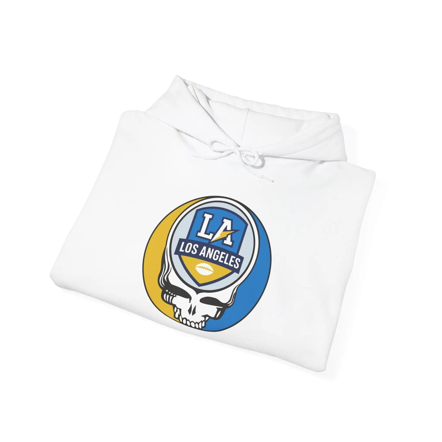 Los Angeles Chargers Stealie Grateful Dead Hooded Sweatshirt NFL The Gridiron Collection