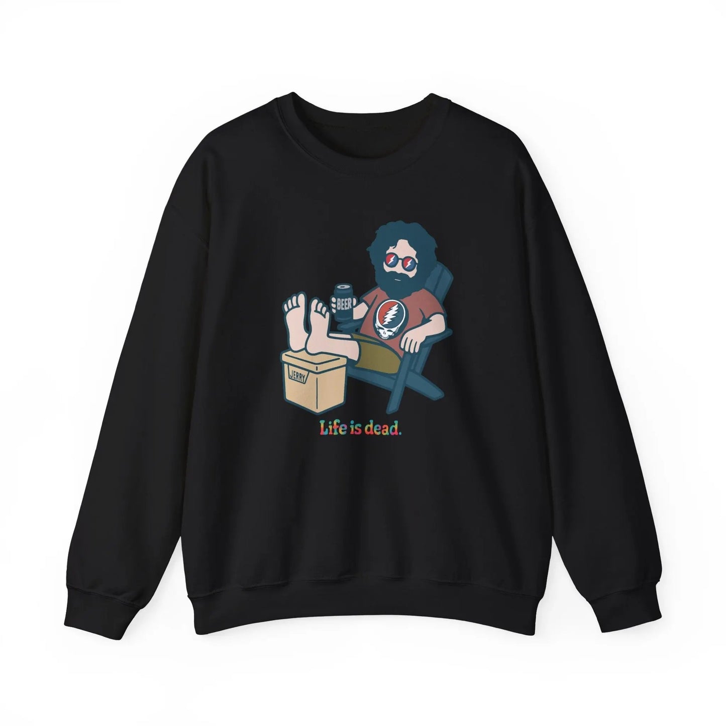 Stay Cool Jerry Life is Dead Crewneck Sweatshirt Unisex