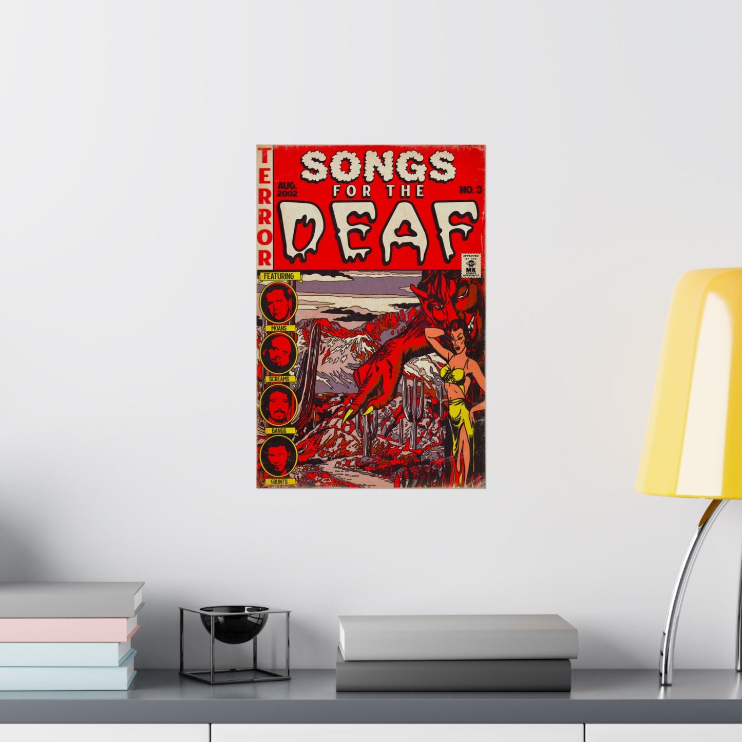 Songs For The Deaf - Vertical Matte Poster