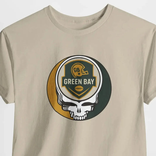 Green Bay Packers Steal Your Face T-Shirt NFL The Gridiron Collection