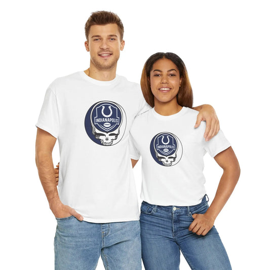 Indianapolis Colts Stealie Football T-Shirt Grateful Dead NFL