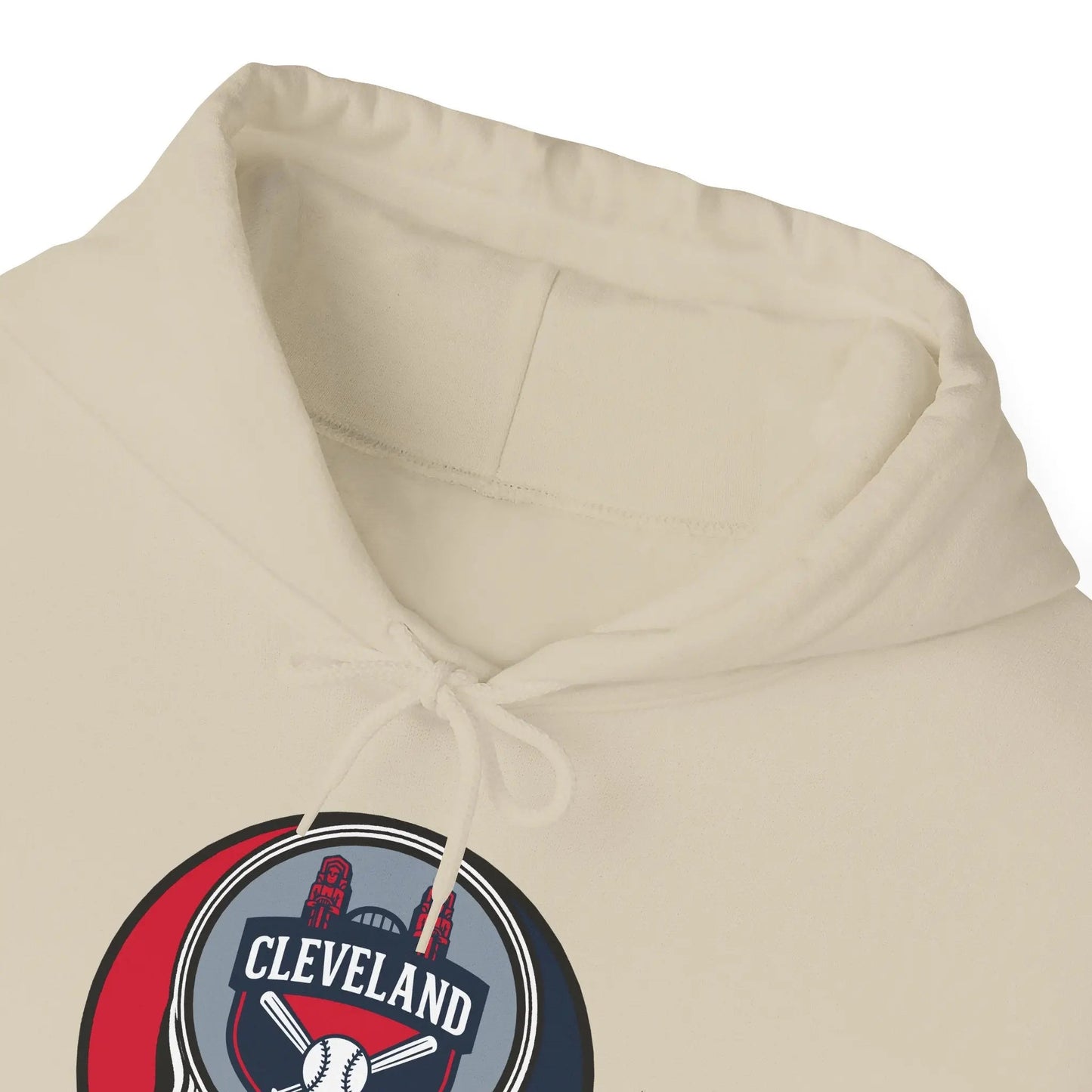 Grateful Dead Unisex Heavy Blend Hoodie Cleveland Baseball Edition The Ballpark Collection