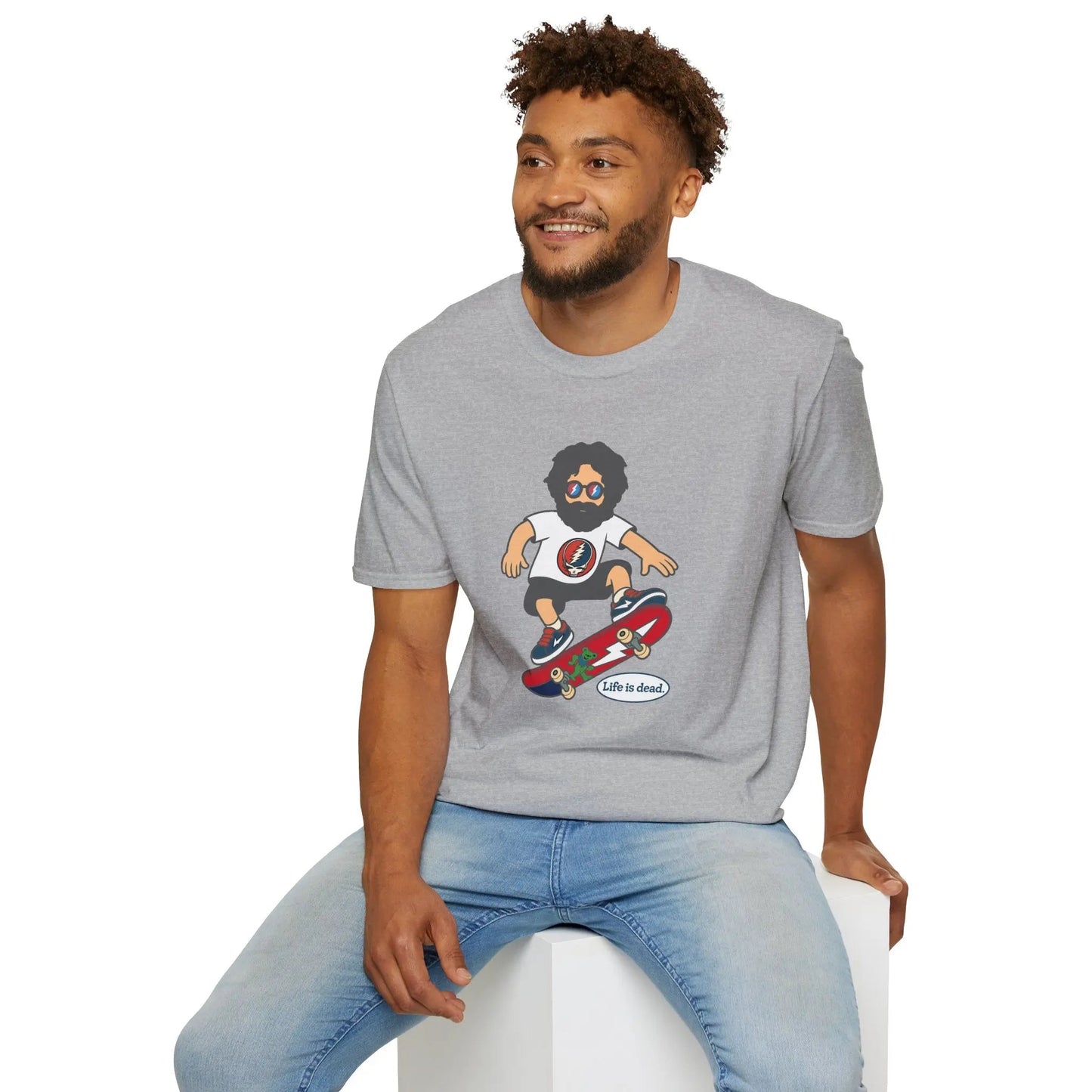 Life is Dead Ultra-Soft T-Shirt Jerry's Shreddin' Grateful Dead