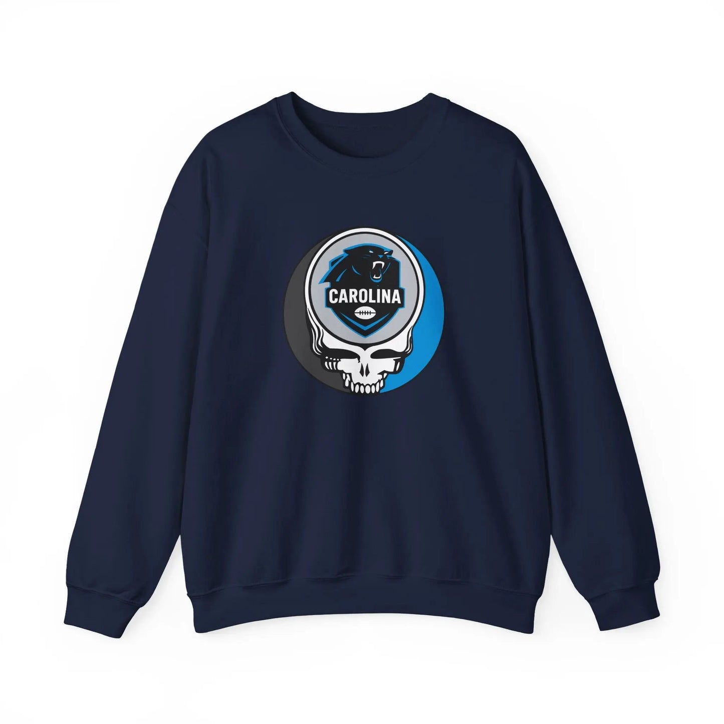 Carolina Panthers Stealie Grateful Dead Crewneck Sweatshirt NFL The Gridiron Collection