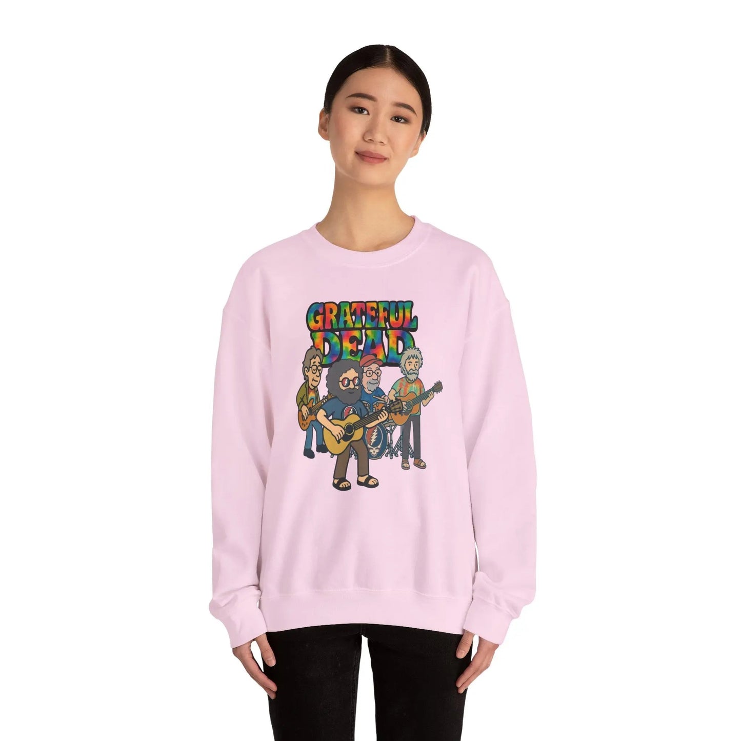 Life is dead. Crewneck Sweatshirt Heavy Blend Unisex Jerry and The Band