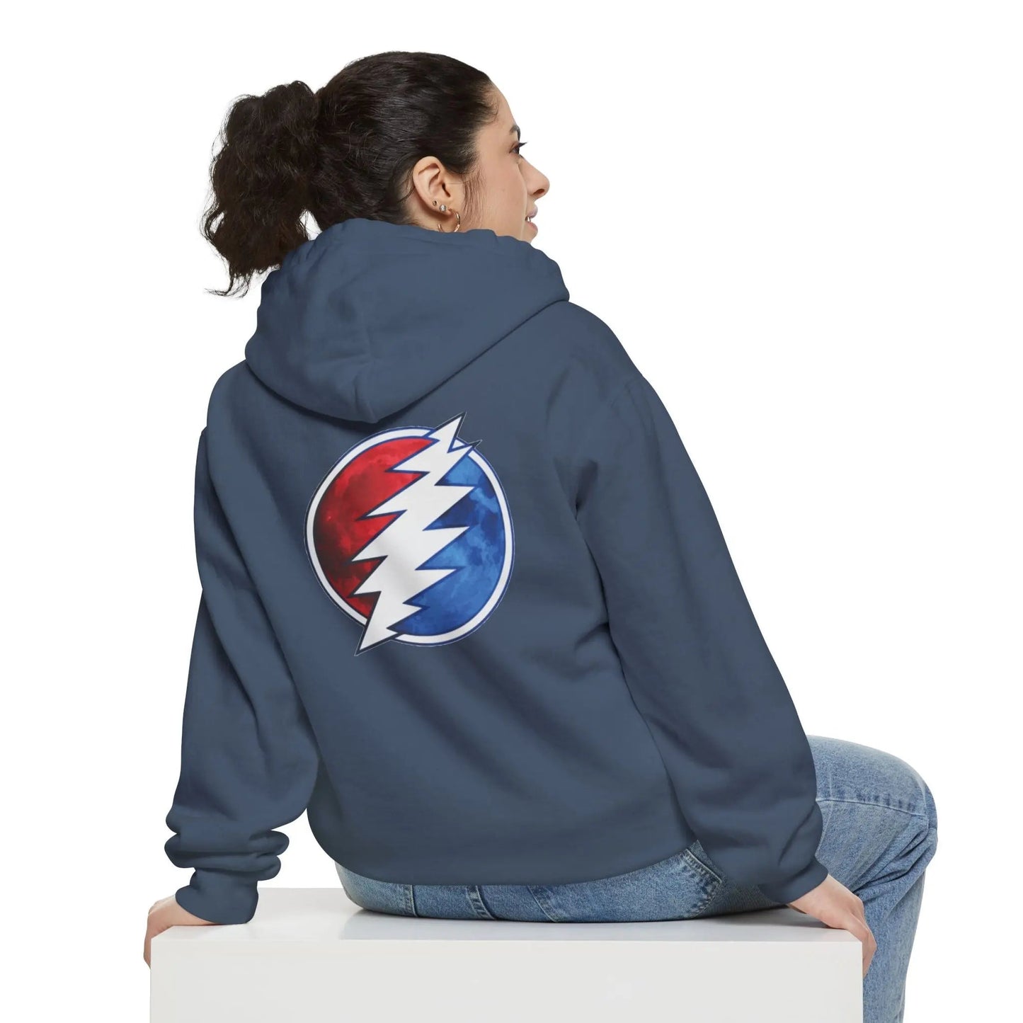 Garment-Dyed Two-Sided Unisex Hoodie Bolt Vineyard Collection