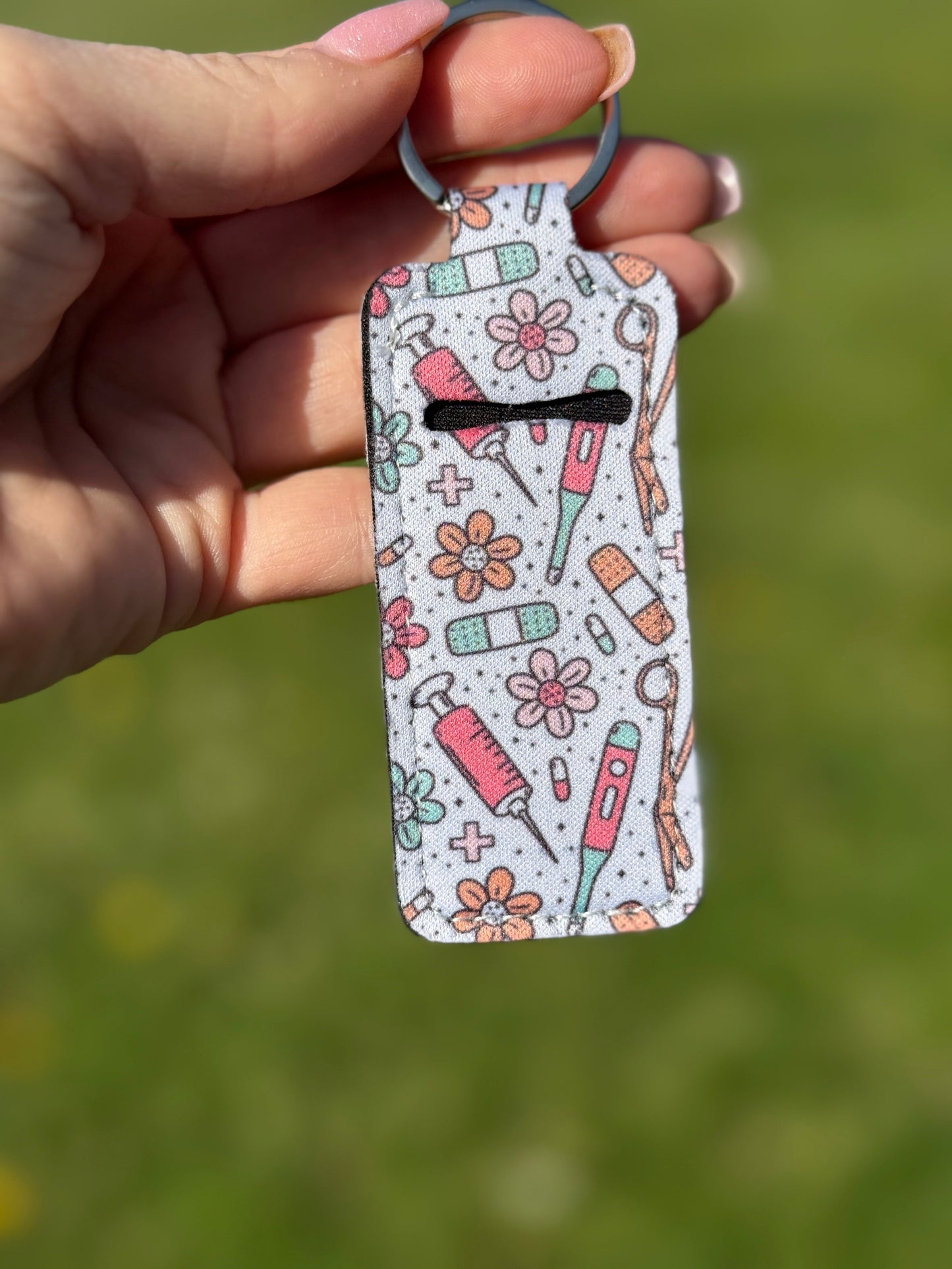 Nurse Life Chapstick Keychain Functional Keychain Sawdust and Cedar