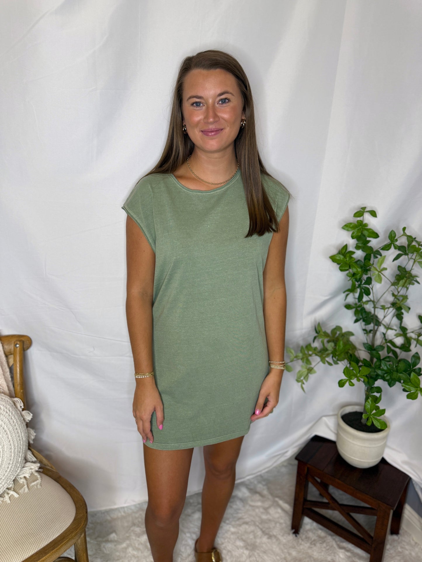 Freestyle Sleeveless Mini Dress Relaxed Fit Sweet Jude Boutique