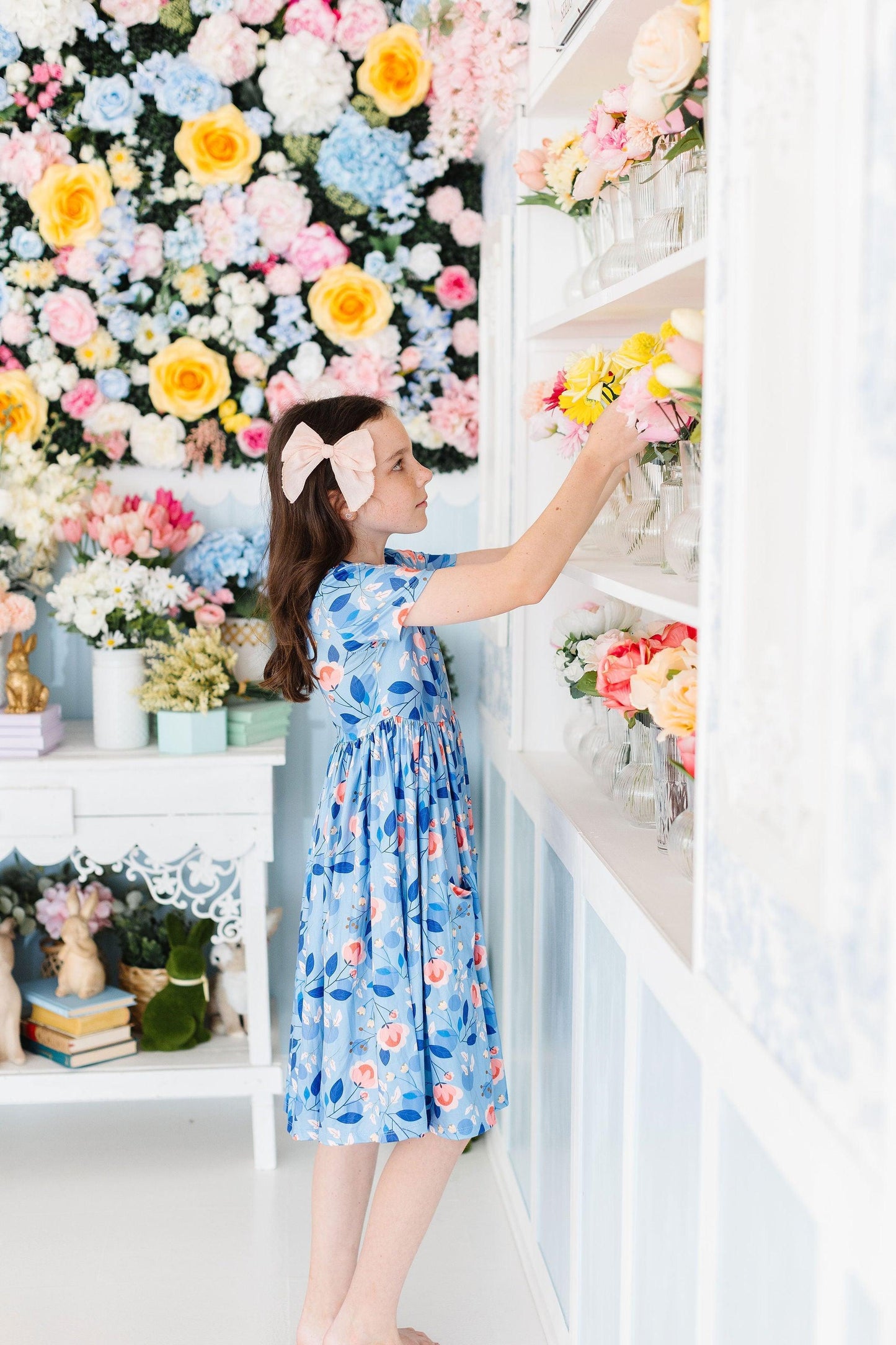 Country Blooms S/S Pocket Twirl Dress Twirl Dress Country Blooms