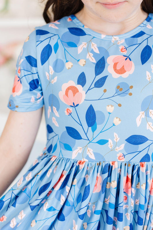 Country Blooms S/S Pocket Twirl Dress Twirl Dress Country Blooms