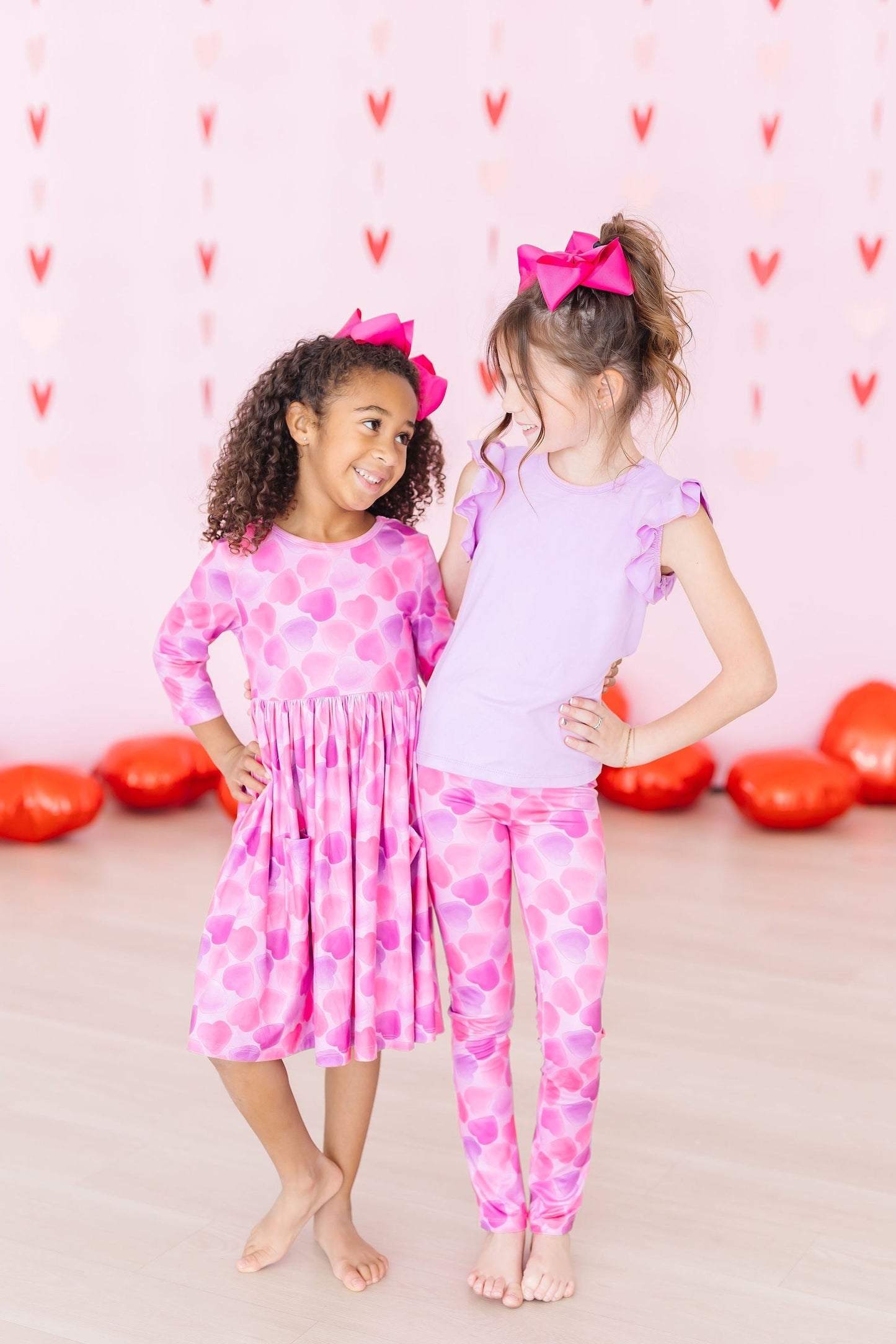 Happy Heart Day High Waisted Leggings Mila & Rose
